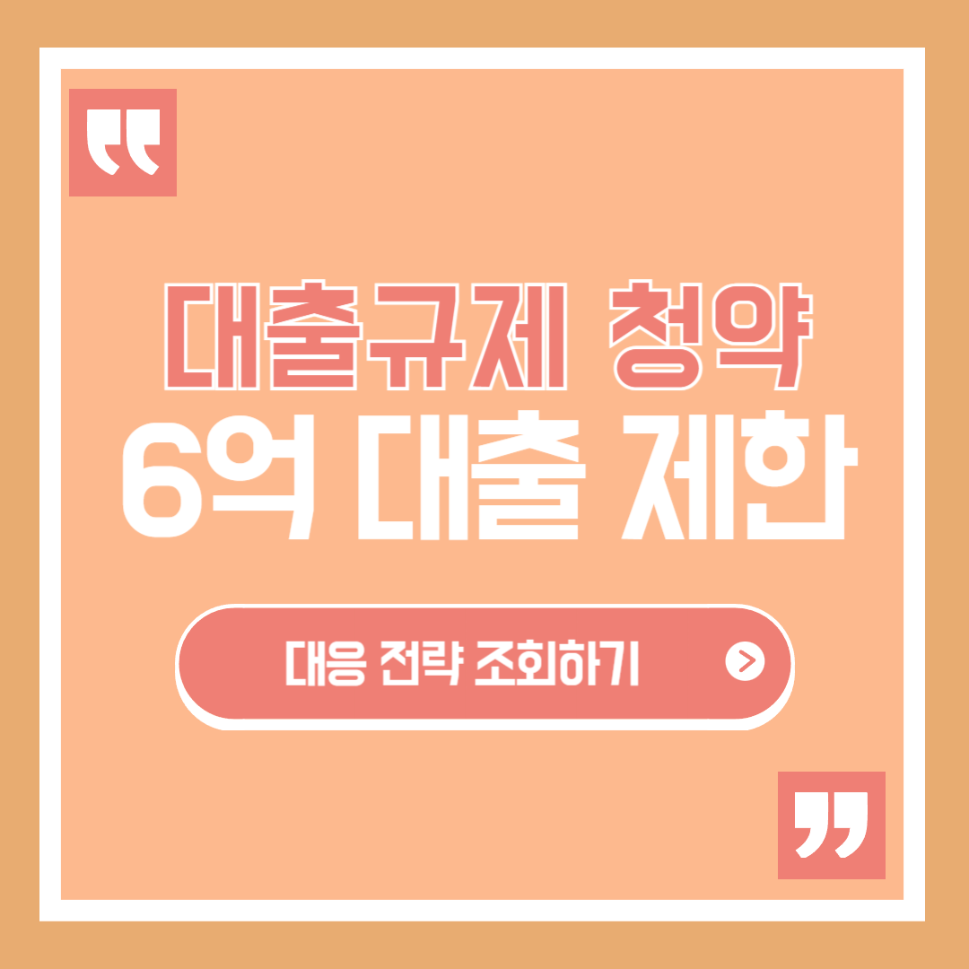 대출규제 청약